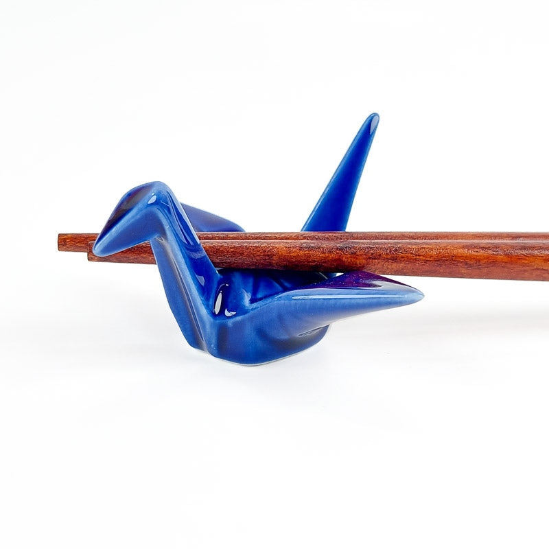 Repose Baguettes Origami Bleu