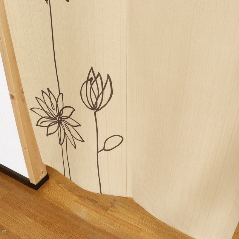 Rideau Japonais Noren Fleur