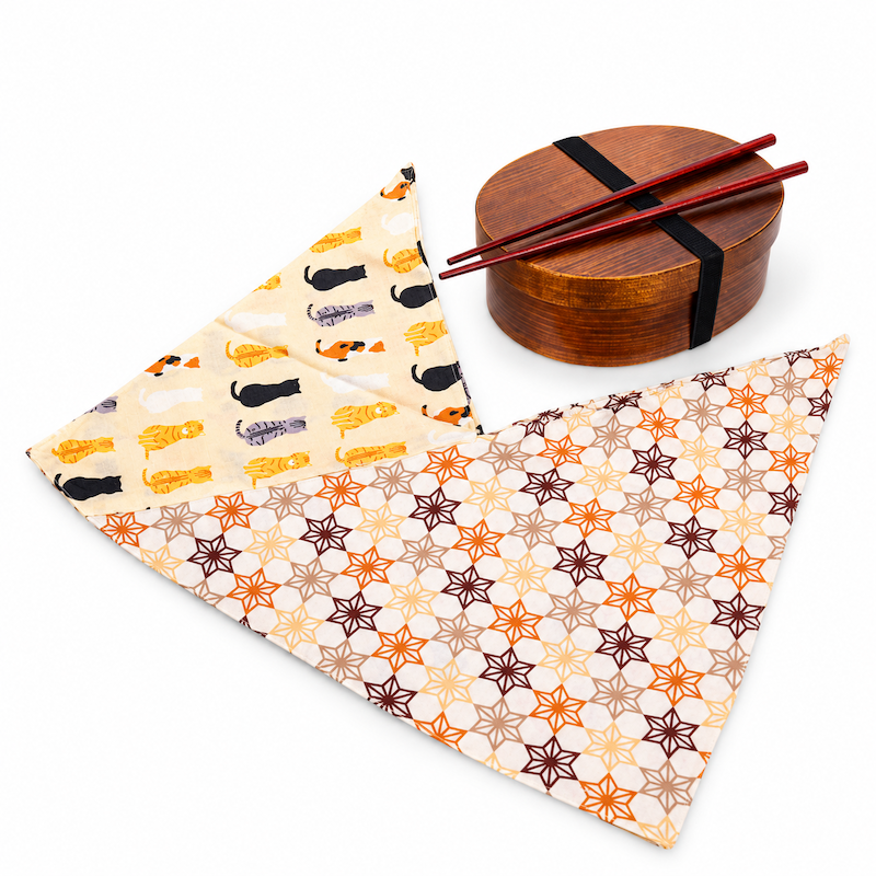 Sac Japonais à Nouer Azuma Bukuro Chats