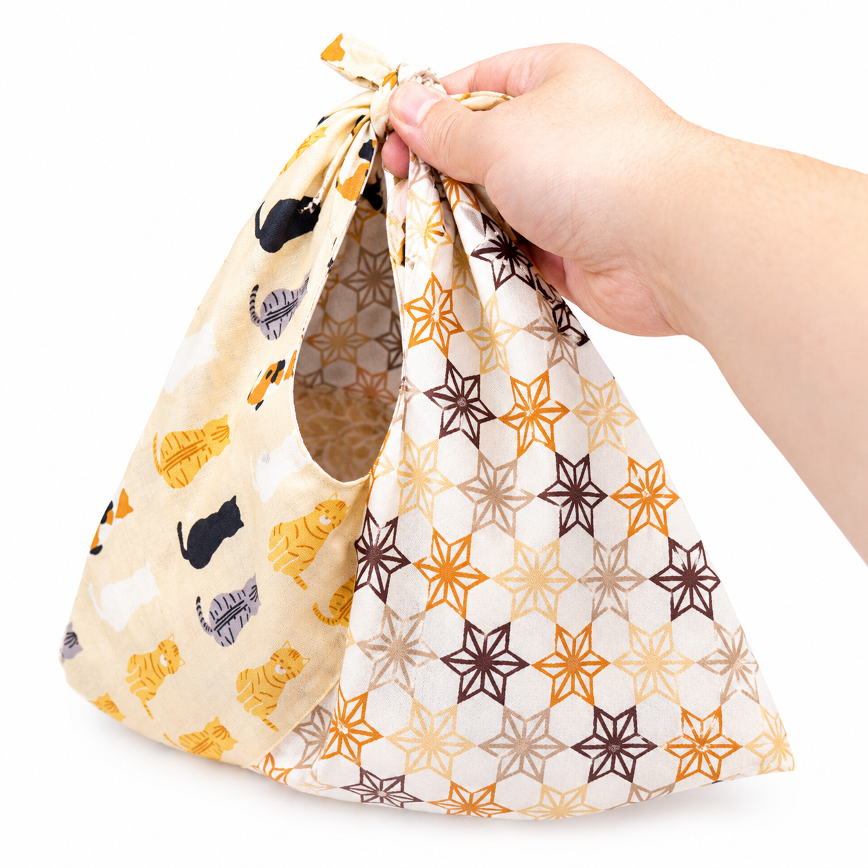 Sac Japonais à Nouer Azuma Bukuro Chats