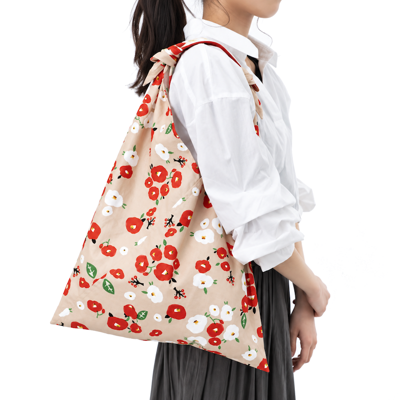 Sac Japonais Furoshiki Camélia