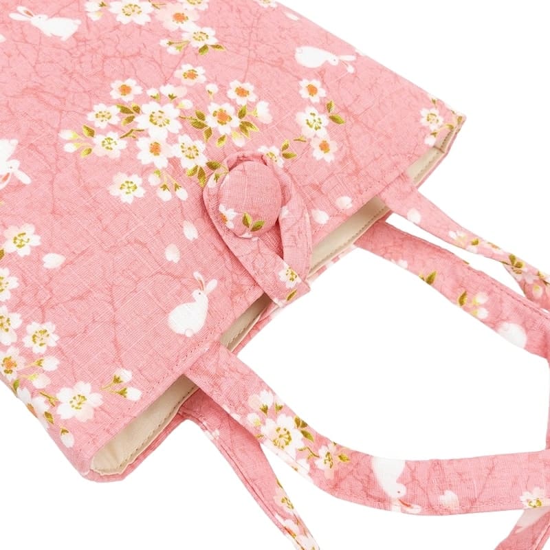 Sac Japonais Usagi Sakura Rose