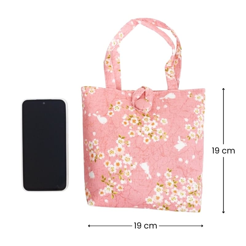 Sac Japonais Usagi Sakura Rose