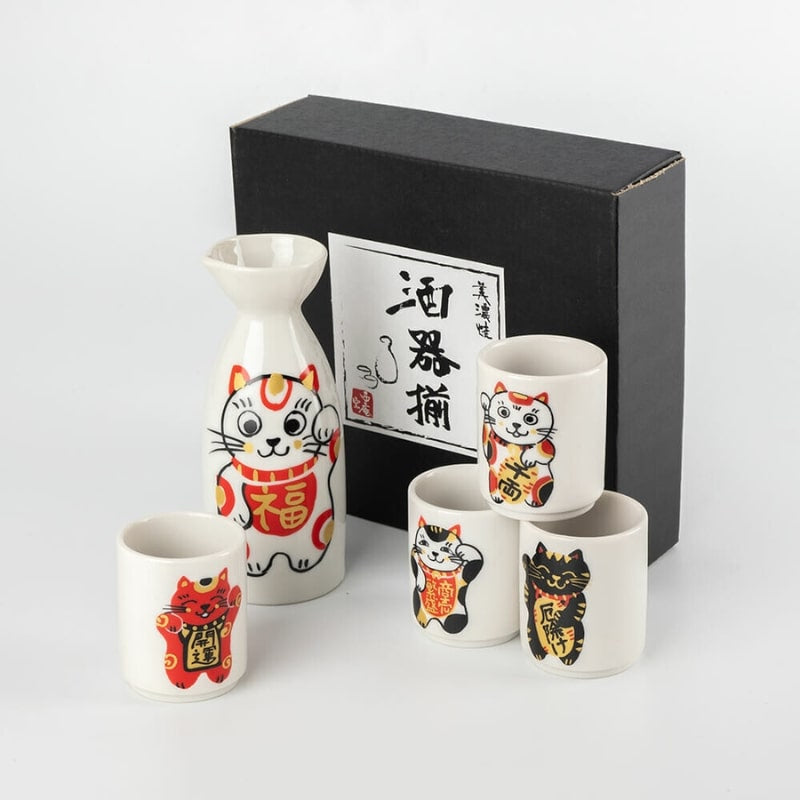 Service à Saké Maneki Neko