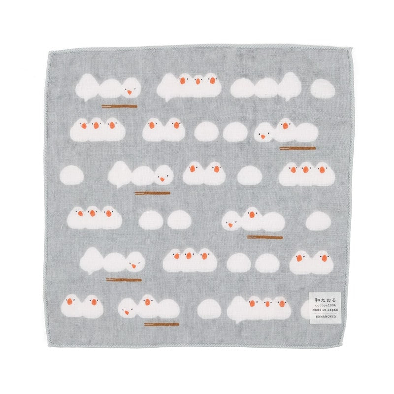 Serviette Japonaise Birds