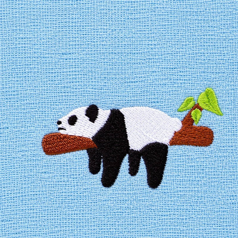 Serviette Japonaise Imabari Panda
