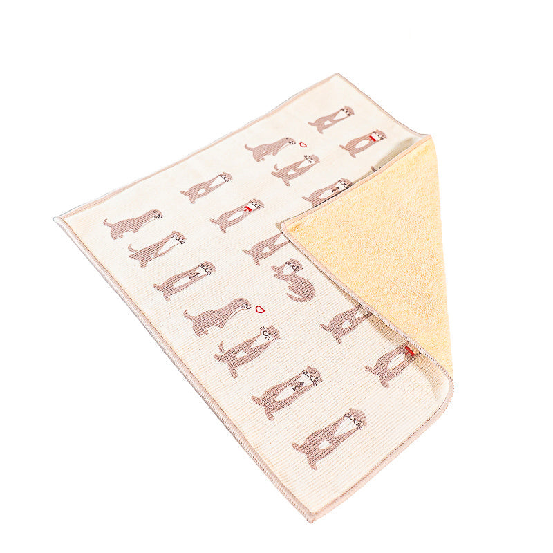 Serviette Japonaise Loutres