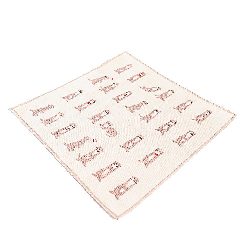 Serviette Japonaise Loutres