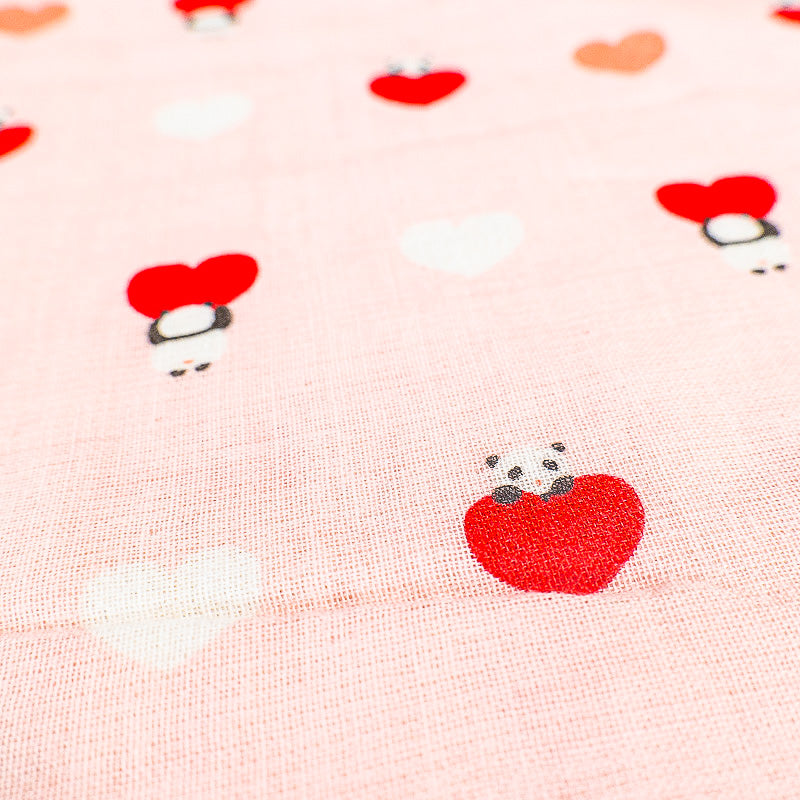 Serviette Japonaise Panda Coton Recyclé