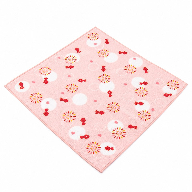 Serviette Japonaise Poisson Rouge