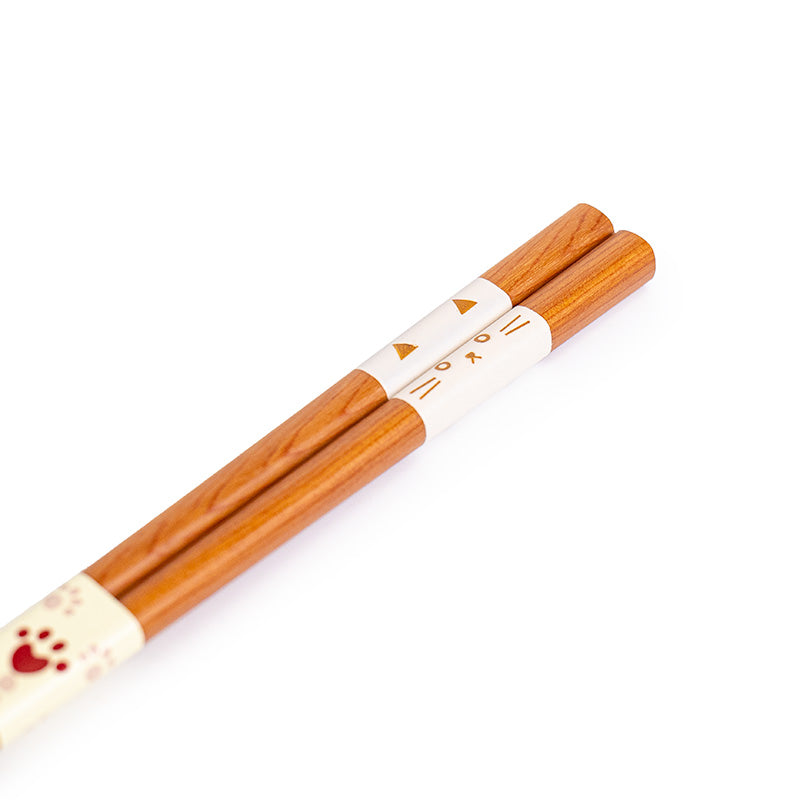 Set Baguettes Japonaises & Repose-Baguettes Chat