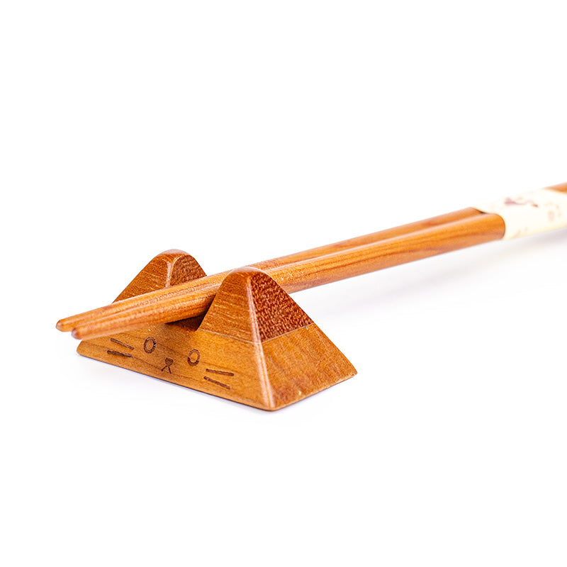 Set Baguettes Japonaises & Repose-Baguettes Chat