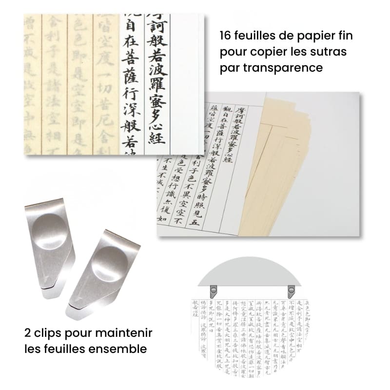Set Copie Sutra avec Stylo-Pinceau Tombo