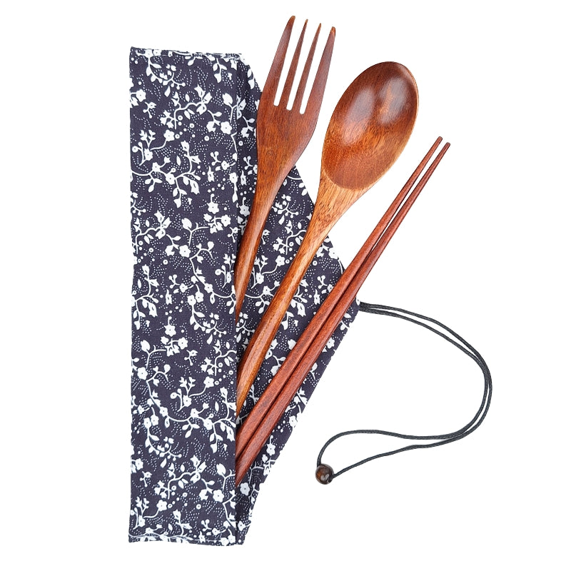 Set Couverts Japonais Bois