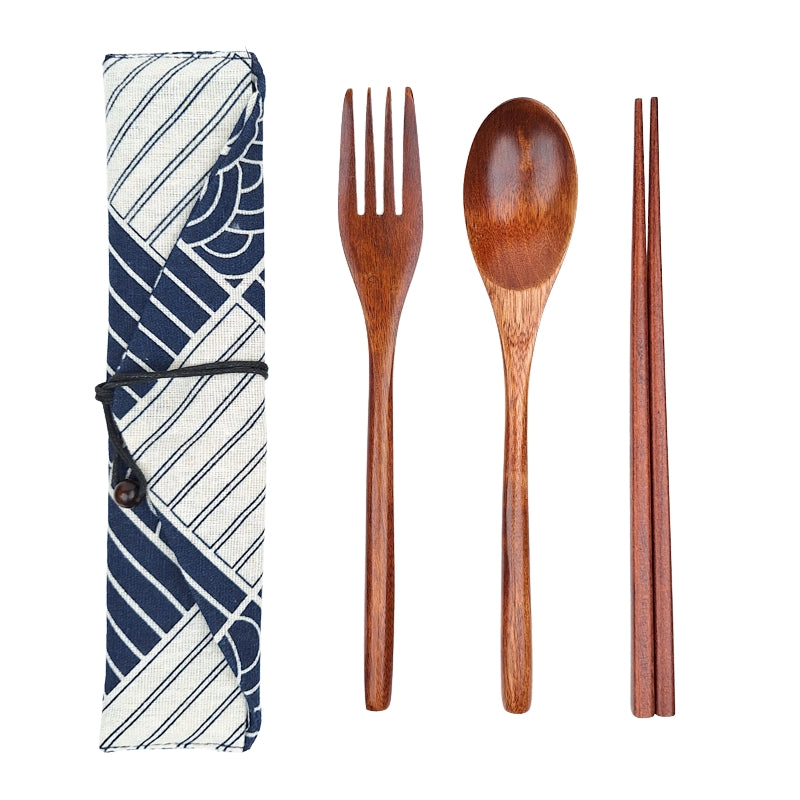 Set Couverts Japonais Patchwork