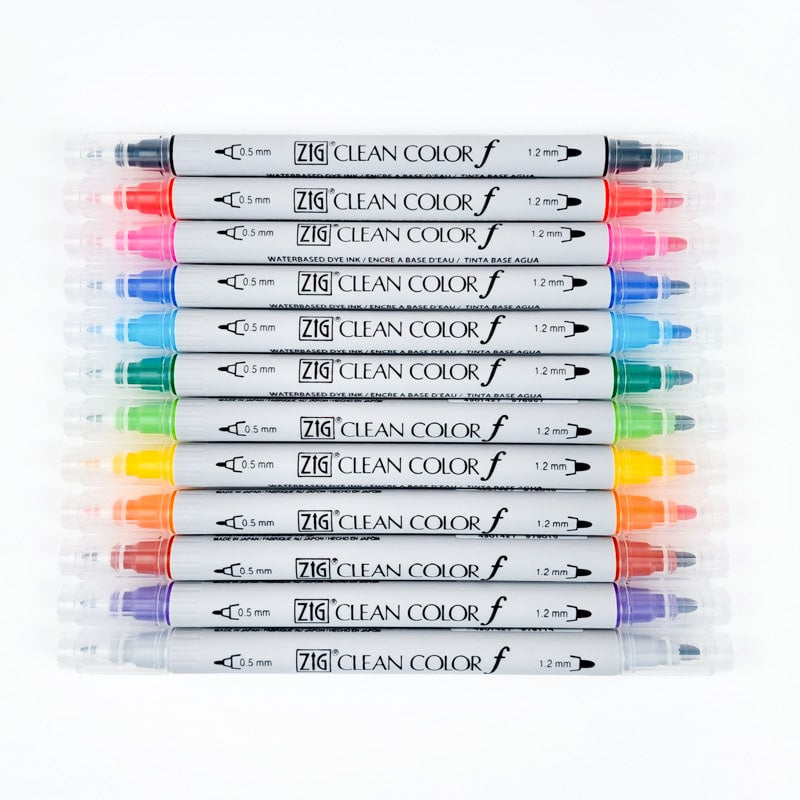 Set de 12 Feutres Double-Pointe