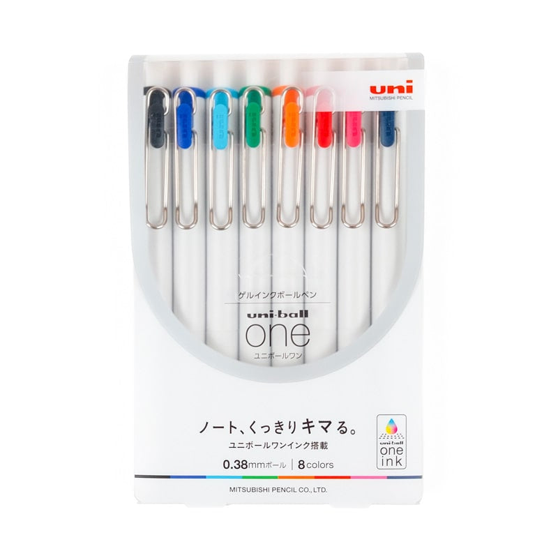 Set de 8 Stylos Encre Gel Uni-Ball