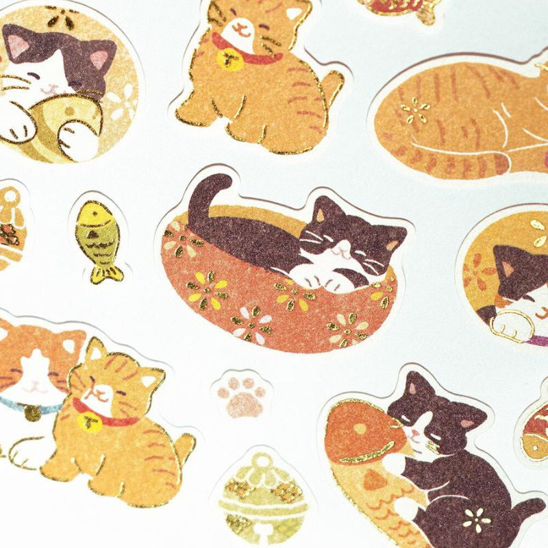 Stickers Chats Japonais