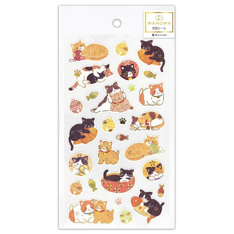 Stickers Chats Japonais