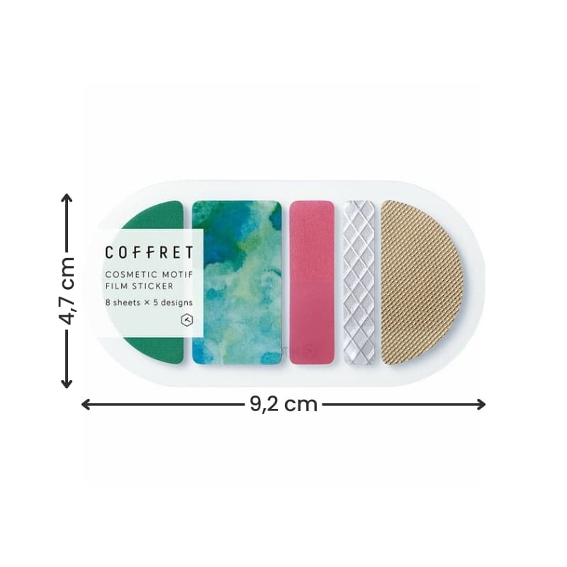 Stickers Coffret Cosmetic Forest Green