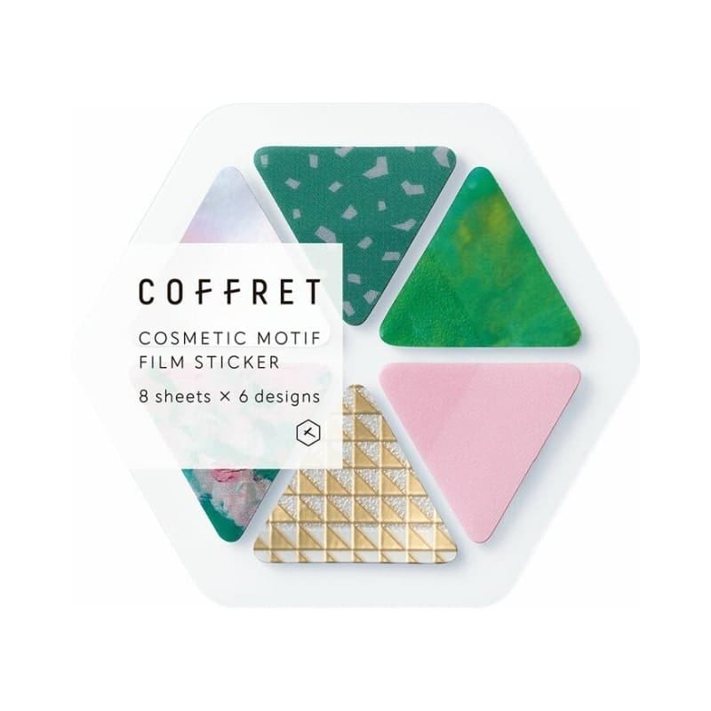 Stickers Coffret Cosmetic Triangle