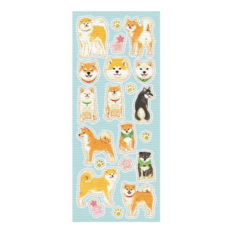 Stickers Dorure Chiens Japonais