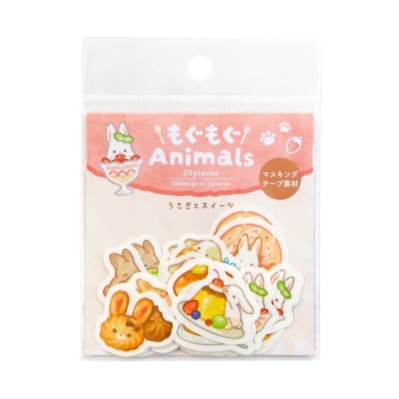 Stickers Flake Kawaii Lapin