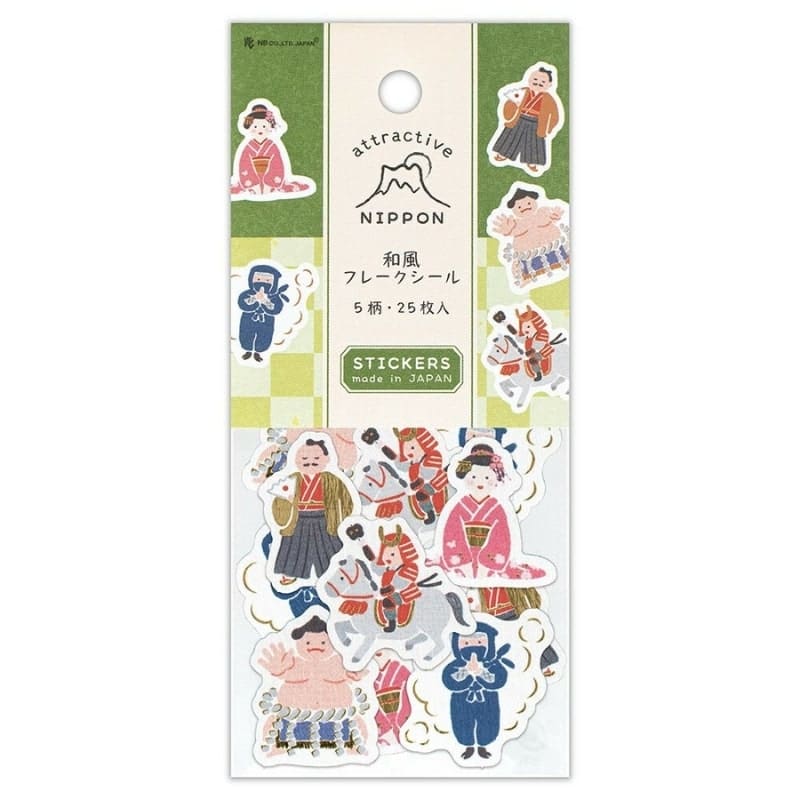 Stickers Flake Personnages Japonais
