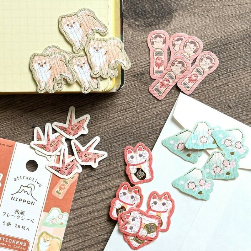 Stickers Flake Symboles du Japon