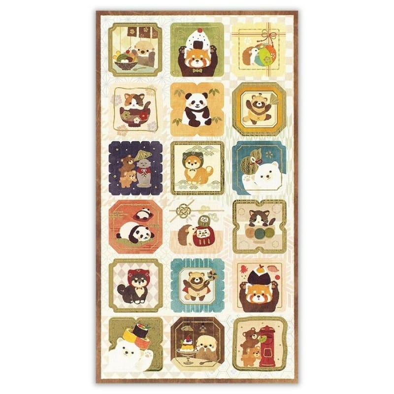 Stickers Japonais Animaux Kawaii