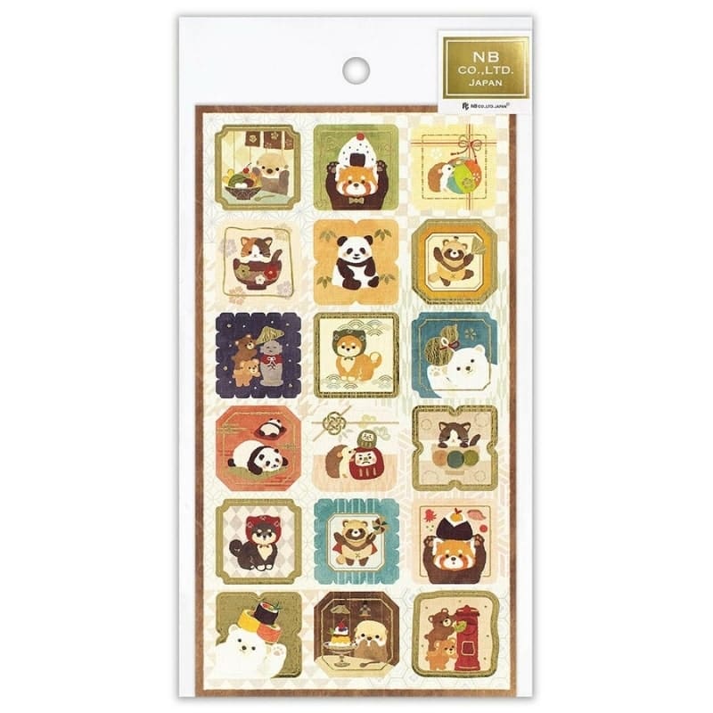 Stickers Japonais Animaux Kawaii