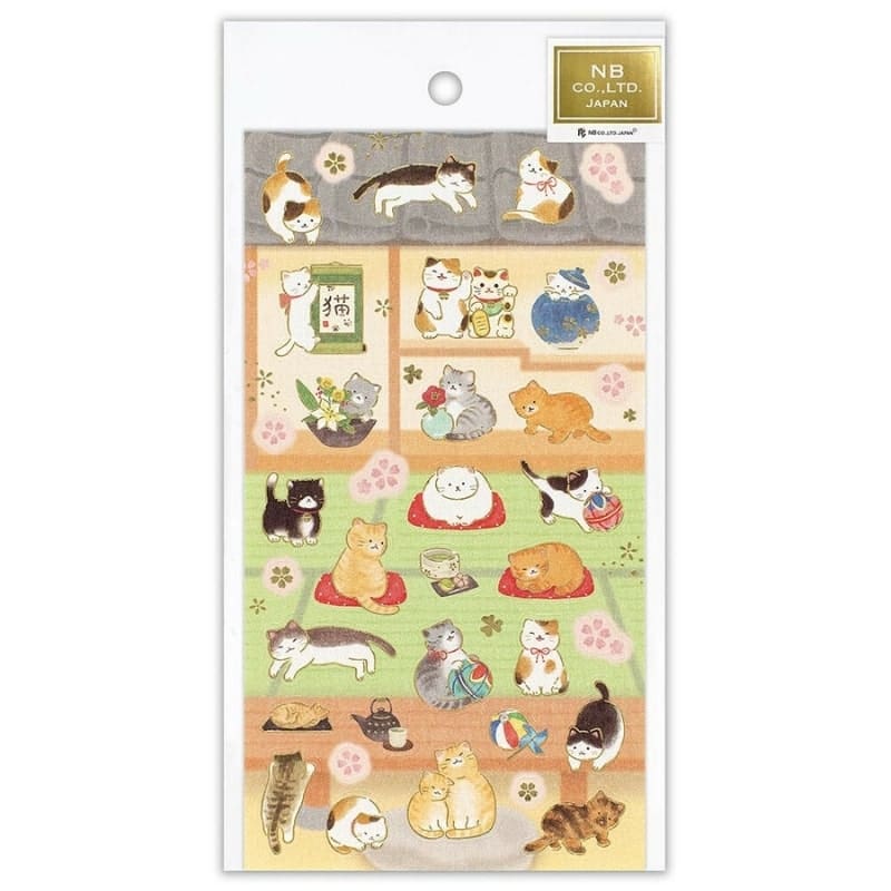 Stickers Japonais Cat Lovers