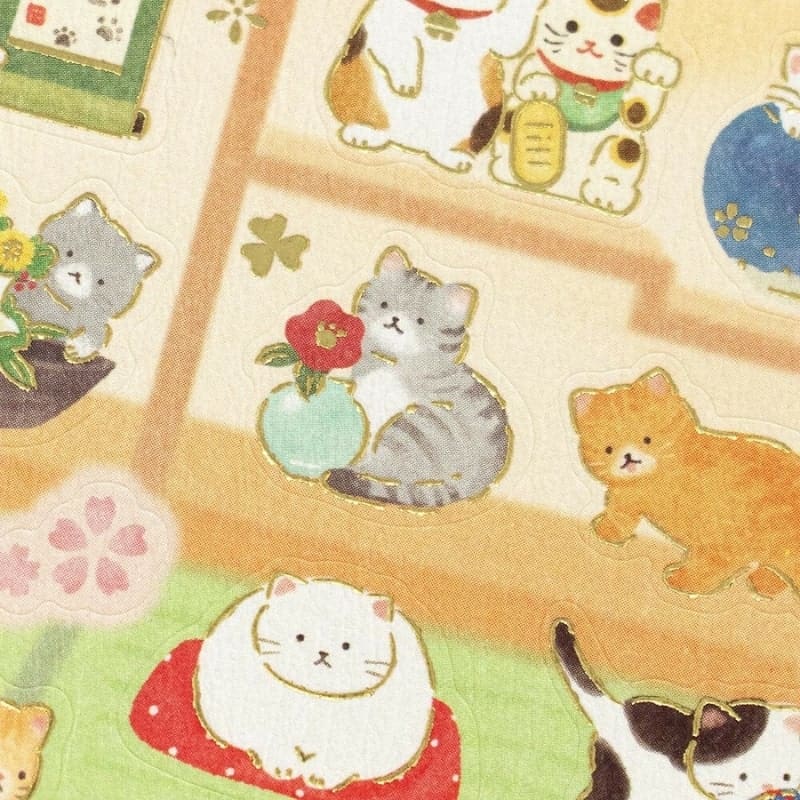 Stickers Japonais Cat Lovers