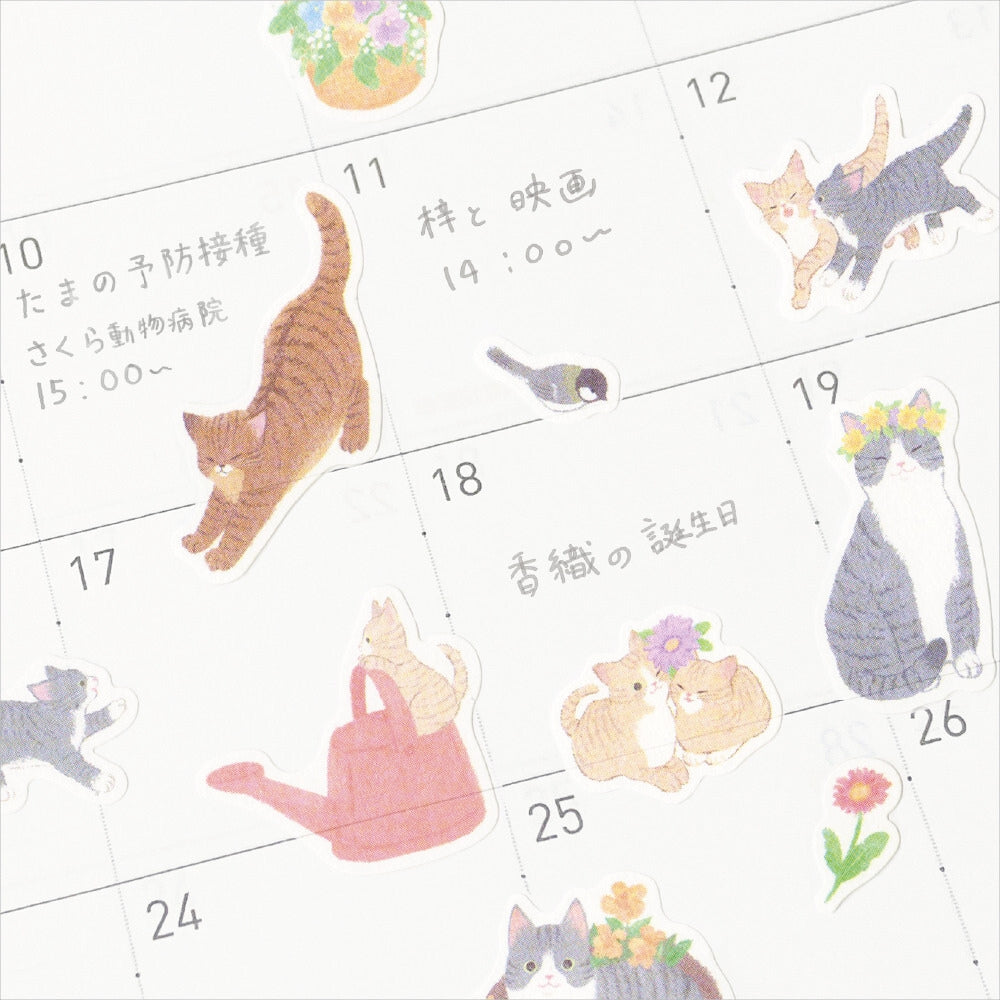 Stickers Japonais Chats Hananiwa