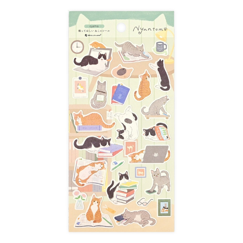 Stickers Japonais Chats Ojama