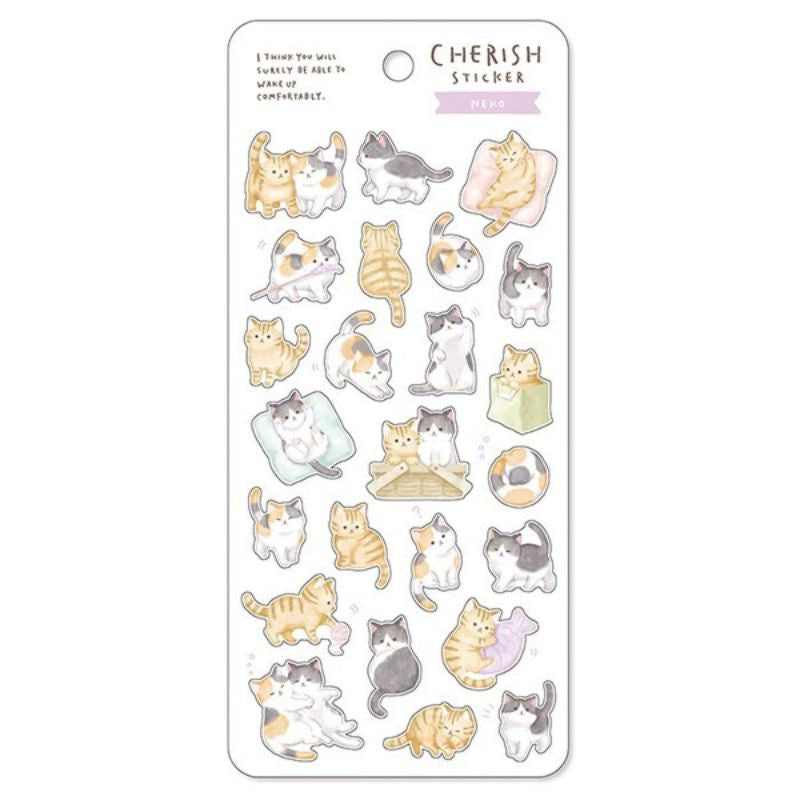 Stickers Japonais Kawaii Neko