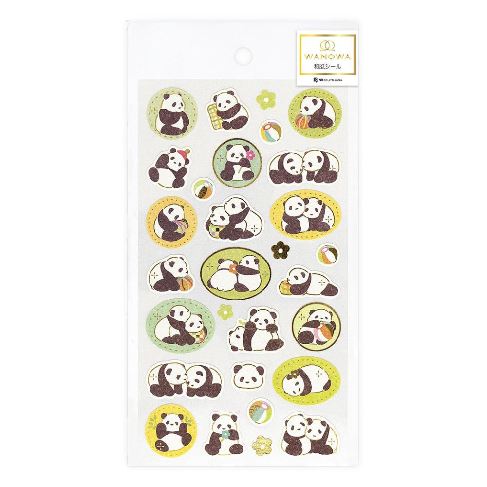 Stickers Panda Japonais
