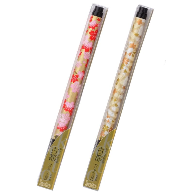 Stylo-Pinceau Koto Manche Papier Washi Doré