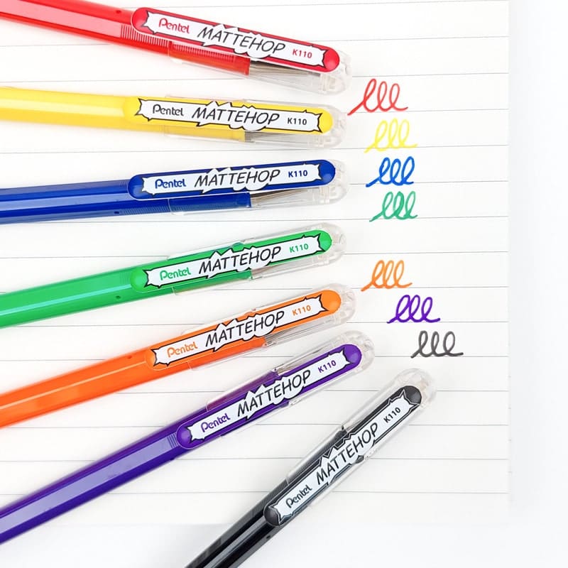 Stylos Couleur Pentel Mattehop Original Set