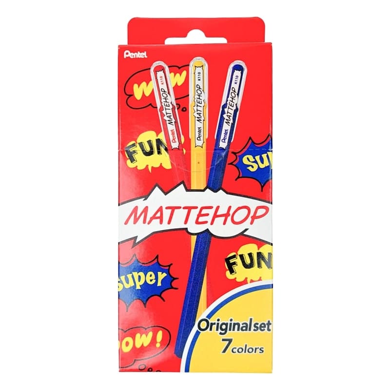 Stylos Couleur Pentel Mattehop Original Set