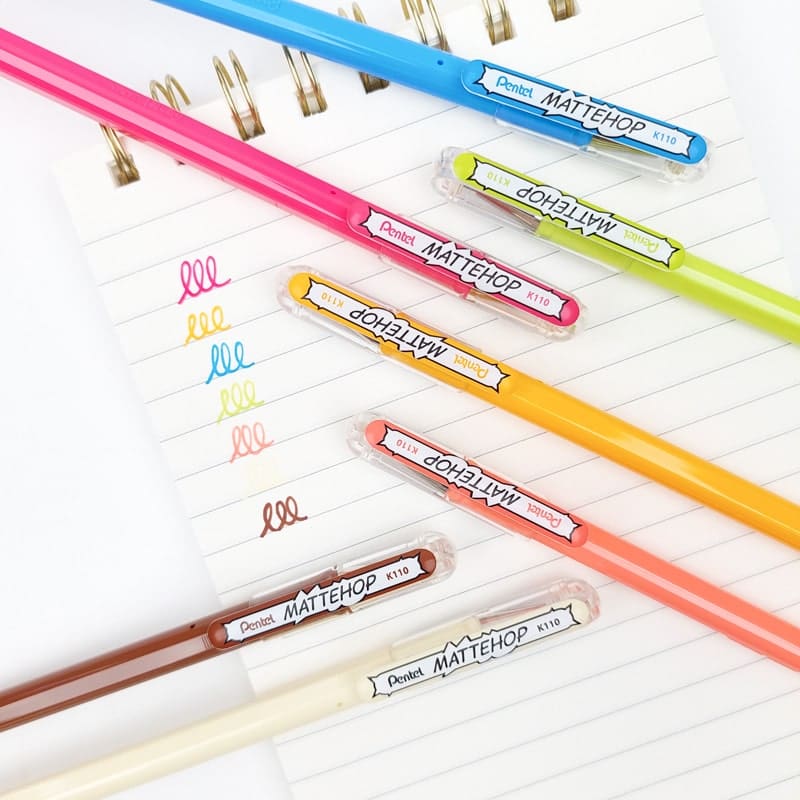 Stylos Couleur Pentel Mattehop Original + Sweet Set