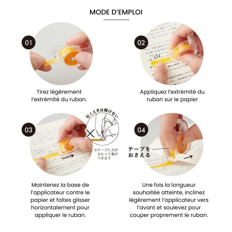 Surligneur Autocollant Kanmido Orange