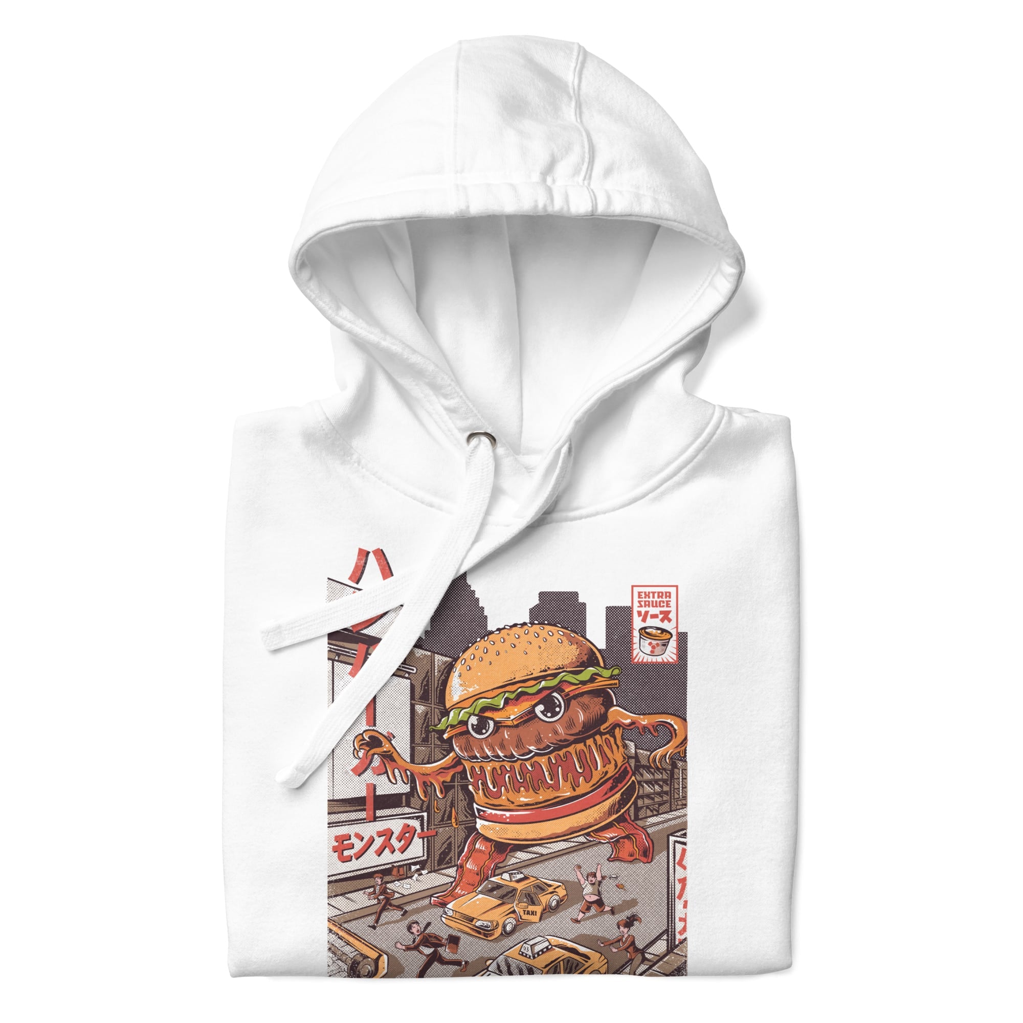 Sweat Japonais Burgerzilla