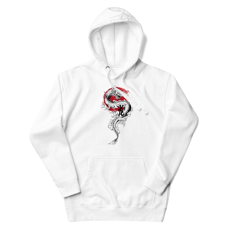 Sweat Japonais Dragon & Soleil - S