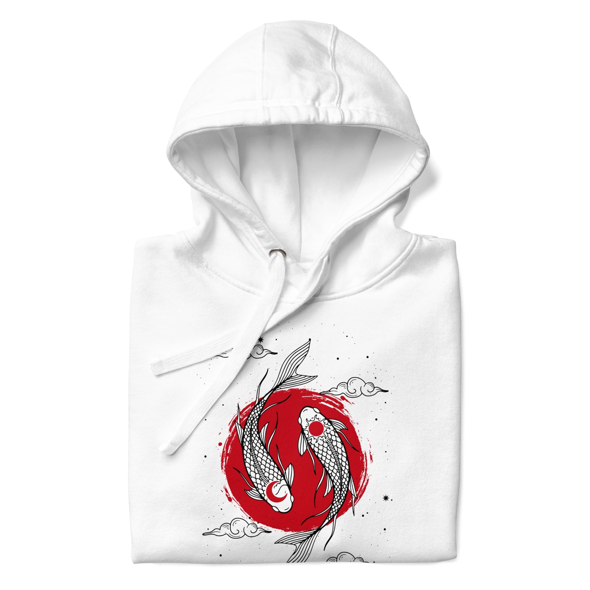 Sweat Japonais Duo Carpes Koï