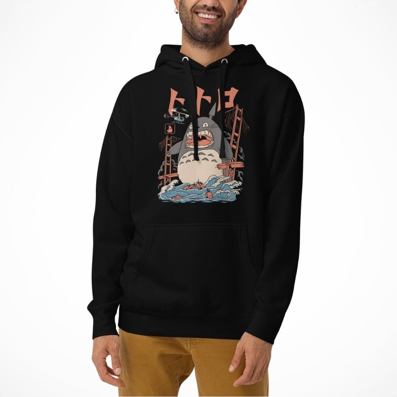 Sweat Japonais Kaiju des Forêts