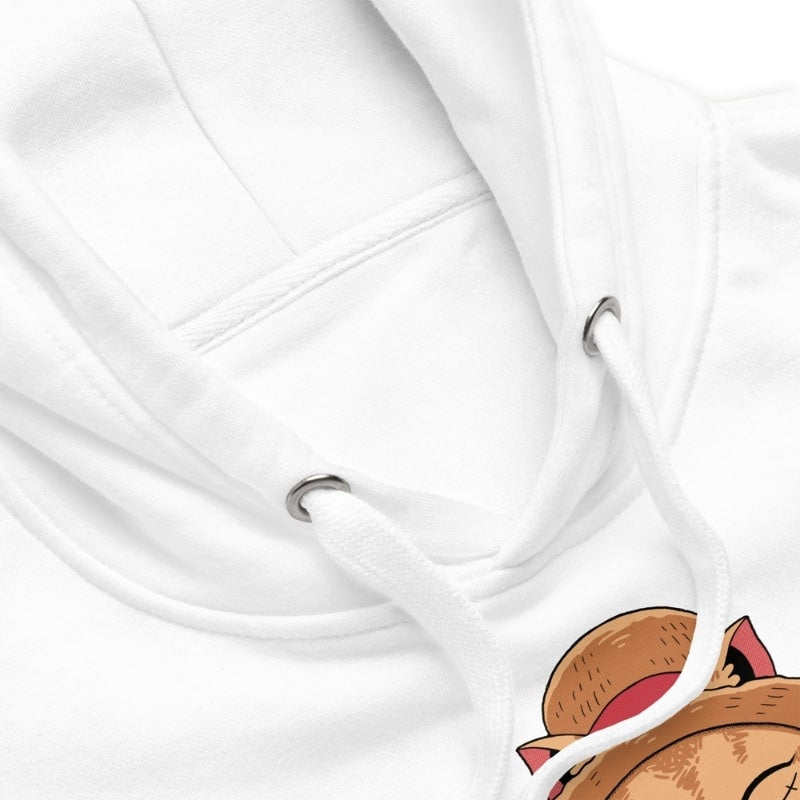 Sweat Japonais Neko Chapeau de Paille