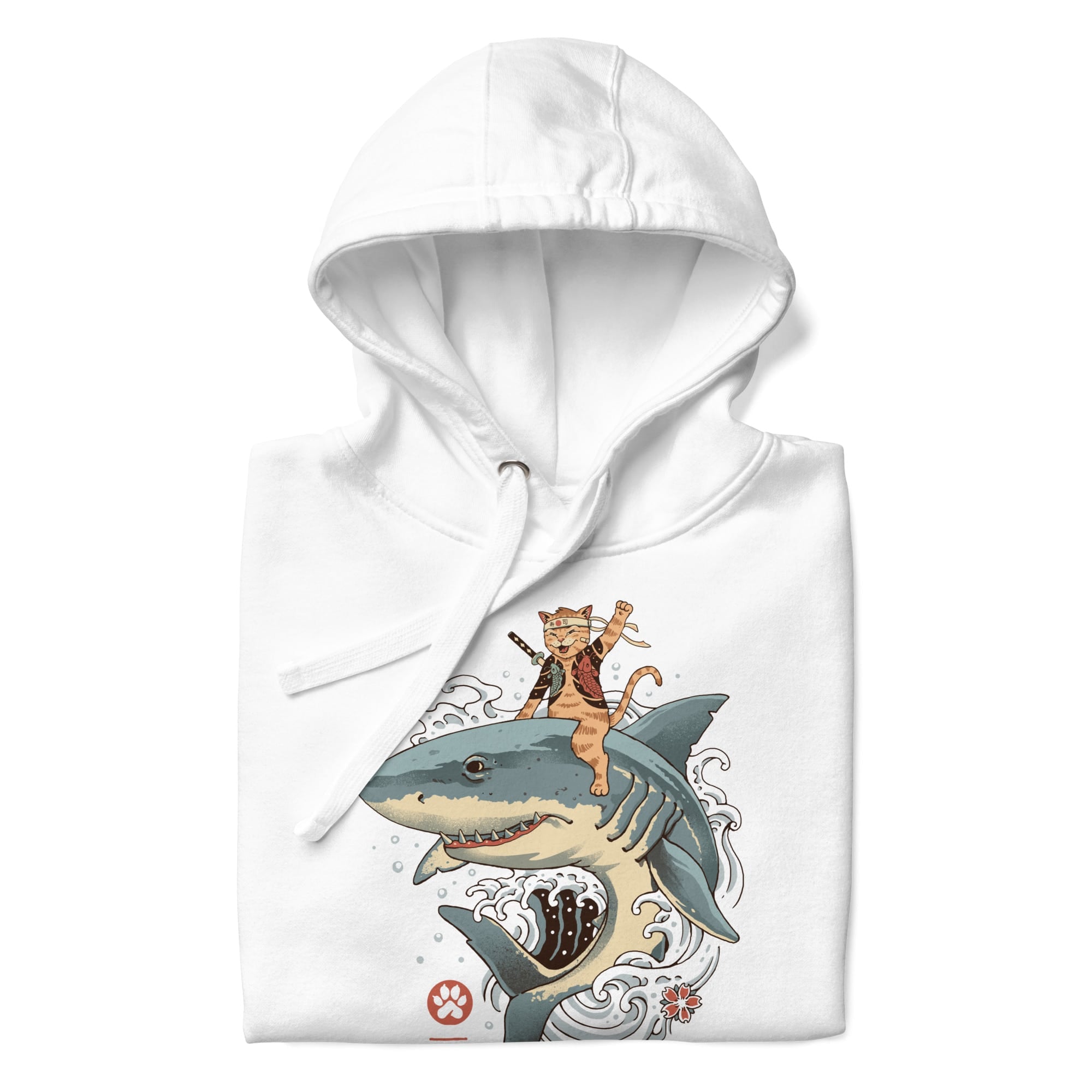 Sweat Japonais Neko Requin