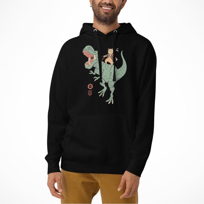 Sweat Japonais Neko T-Rex