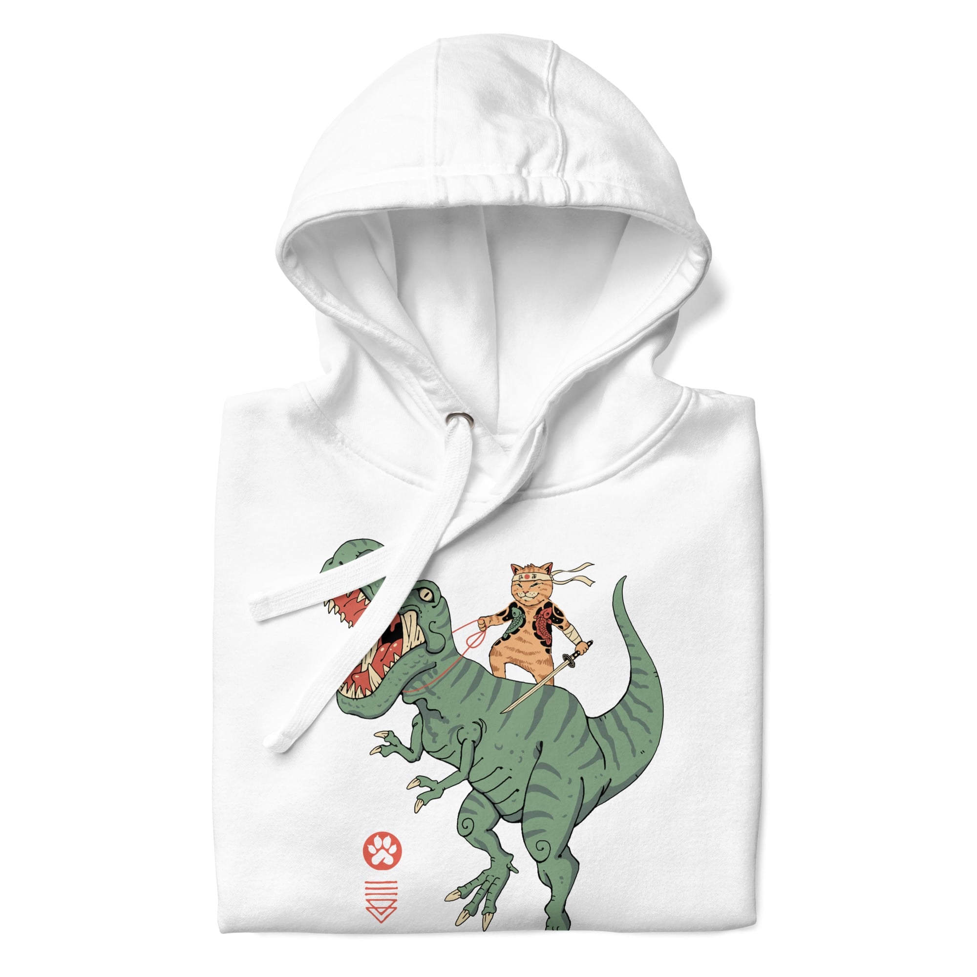 Sweat Japonais Neko T-Rex